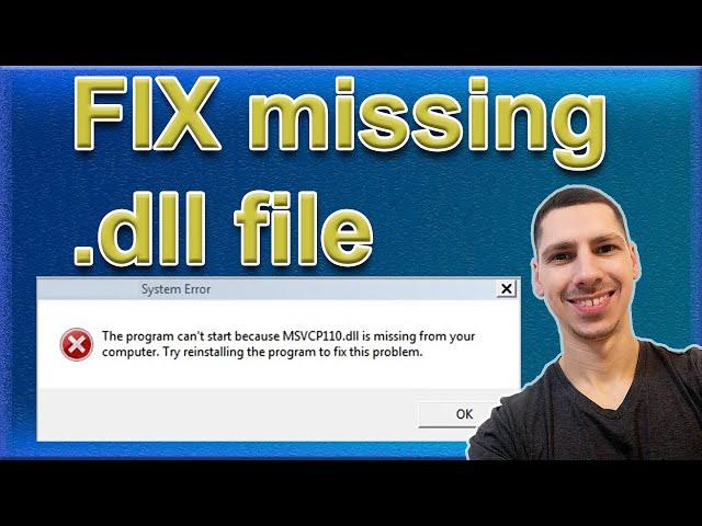 FIX ALL dll files missing EASY