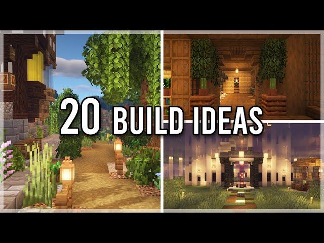 20 MORE Minecraft Build Ideas For When You're Bored