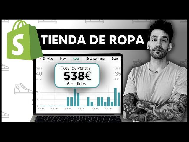 Como crear una TIENDA DE ROPA ONLINE con Shopify. Guia 2024