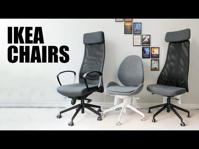 $200 Budget IKEA Office Chairs Comparison - MARKUS, JÄRVFJÄLLET, HATTEFJÄLL