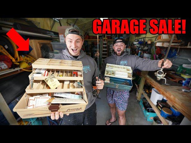 1v1 Garage Sale Fishing Challenge For BIGGEST FISH (We Hit The JACKPOT!)