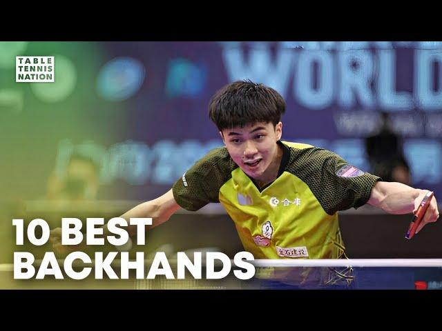 10 BEST BACKHANDS In The World Of Table Tennis