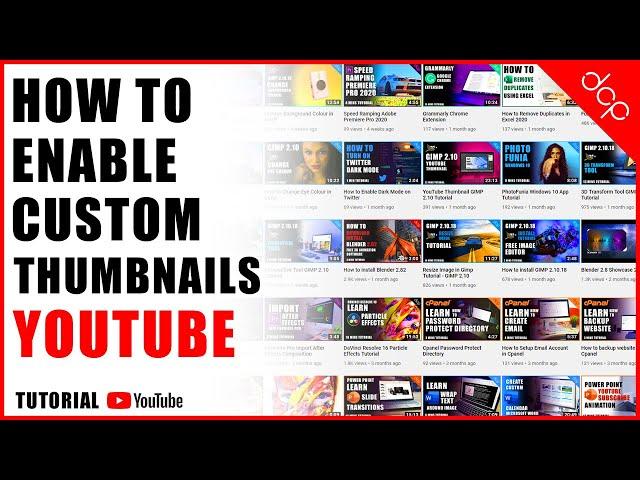 Enable Custom Thumbnails on YouTube 2020