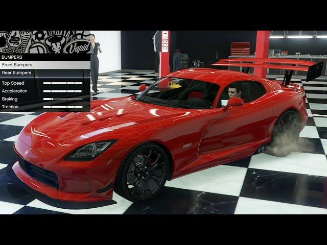 GTA 5 - DLC Vehicle Customization - Bravado Banshee GTS (Dodge Viper ACR)