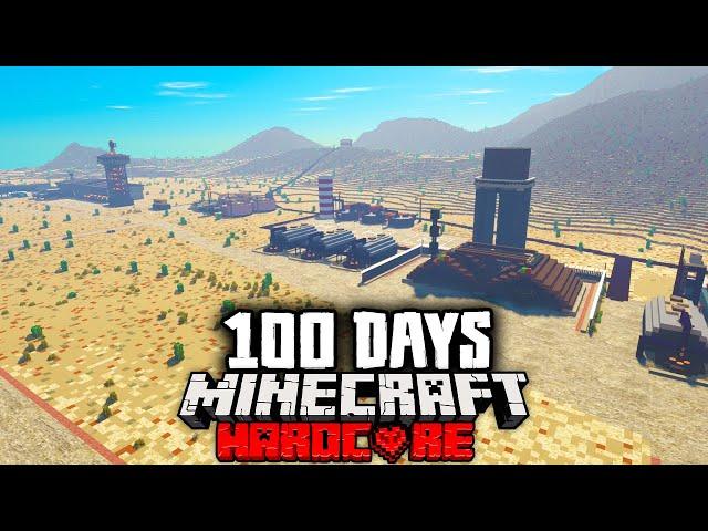 I Survived 100 Days in Area 51 in a Zombie Apocalypse Hardcore Minecraft