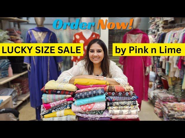 LUCKY SIZES SALE | Pink n Lime |