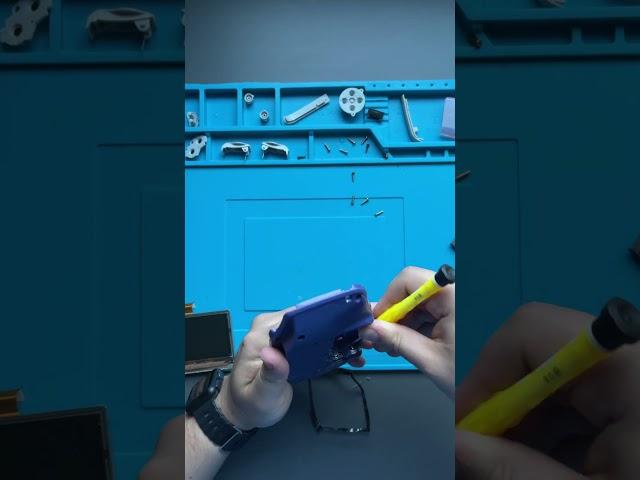 Pink Gameboy Battery and Screen Fix Part 2! #battery #nintendo #retrorepairs #retrogaming #gameboy