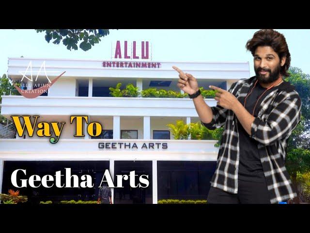 Geetha Arts Office Video || Way To Geetha Arts || Way To Geetha Arts Office In Jublee Hills ||