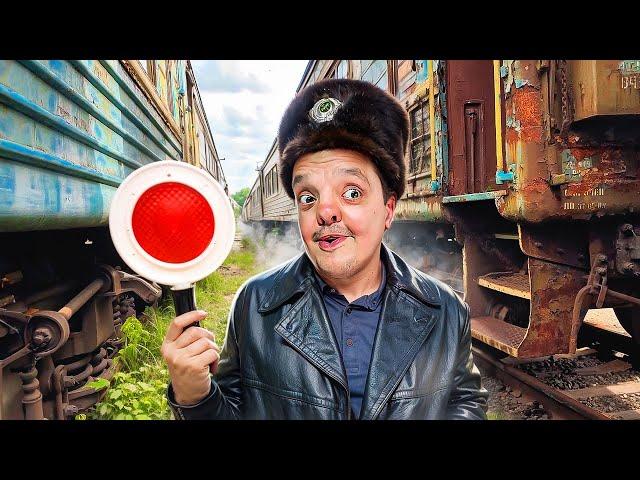 GOT INTO THE CEMETERY OF THE DECOMMISSIONED TRAINS! (Subtitles available !)