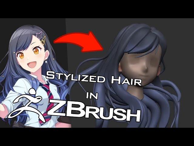 A Quick Guide for making Stylized Hair in ZBrush