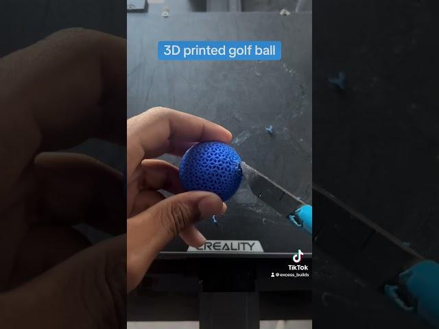 3D printed golf ball #3dprinting #design #golf