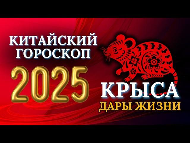 КРЫСЫ 2025 - КИТАЙСКИЙ ГОРОСКОП НА 2025 ГОДА