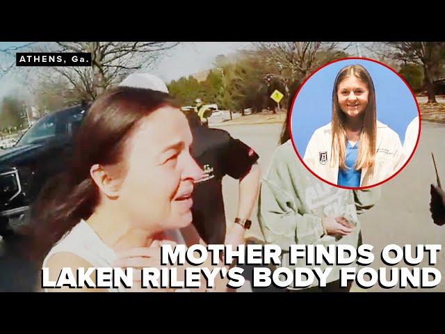 Laken Riley's mother's reaction over daughter's body discovery