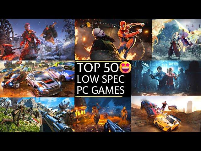 TOP 50 Best Low Spec Pc Games | New Pc Games for Low End Pc 2022 (2 GB RAM / 4 GB RAM / 256 MB VRAM)