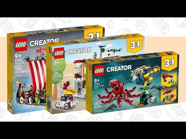 ALL LEGO® Creator 3in1 2022 2HY [9in1](2283 pcs) Speed Build | Top Brick Builder Lite