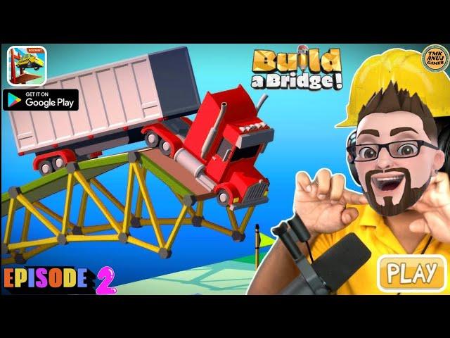 Build a bridge Gameplay | I BECAME A BRIDGE BUILDER | POLY BRIDGE 3 GAME | BRIDGE BUILDING IS FUN