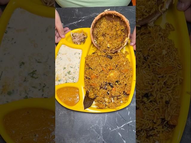 Handi Veg Biryani  || Best Biryani in Delhi  || Street Food #shorts #foodvideo #biryani