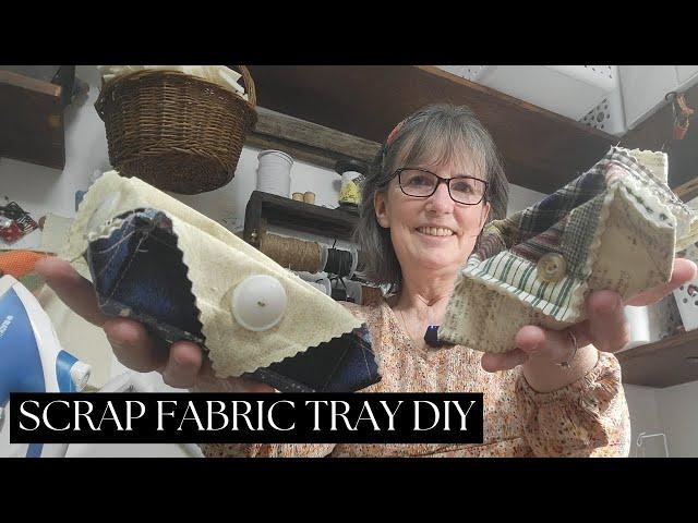 Easy 10 Minute Scrap Fabric Trinket Tray Tutorial – Beautiful and Functional!