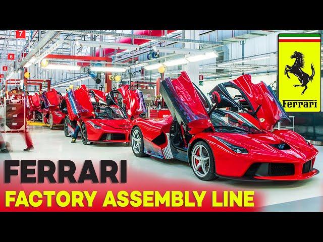 Ferrari Mega Factory! Assembly Line & Production Process (Supercars Mega Factories)