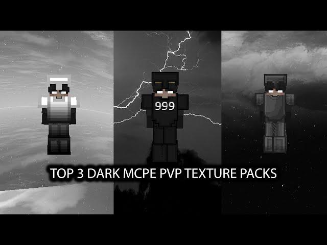 Top 3 Dark Mcpe Pvp Texture Packs FPS BOOST