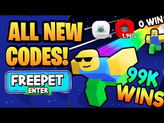 ALL NEW WORKING CODES FOR RACE CLICKER 2023! ROBLOX RACE CLICKER CODES