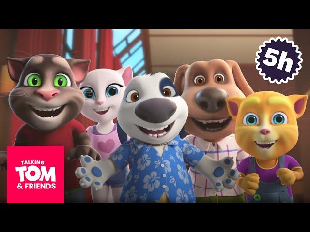 All Episodes of Season 3  MEGA 5 HOUR Marathon ⭐ Talking Tom & Friends Compilation