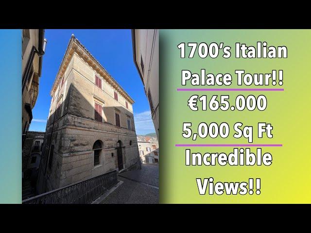 Touring An Amazing 17th-Century Italian Palace: Buy For Just €165k | BradsWorld.It