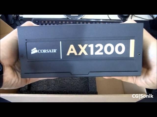 Corsair AX1200 Modular Power Supply Unboxing