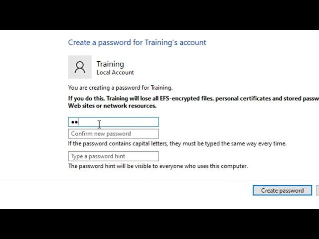 How To Add password to Your Windows 10 Laptop: Add User Account Password