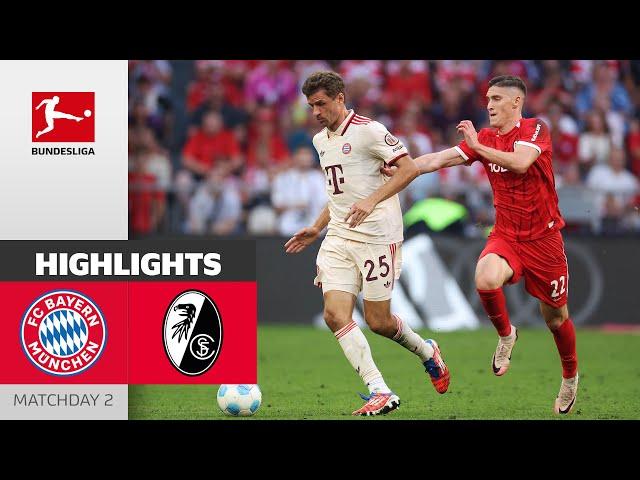 Bayern Win At Home! | FC Bayern München - SC Freiburg 2-0 | Highlights | MD 2 – Bundesliga 24/25