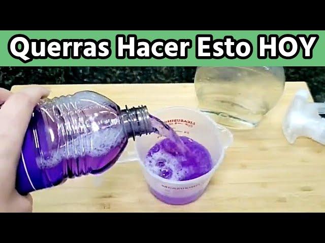 Este es el Mejor Limpiador Casero para Cristales, Vidrios, Espejos y topes de cocina!!