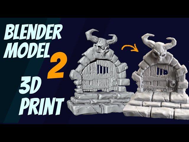 Blender Model to 3D Print - Quick Guide