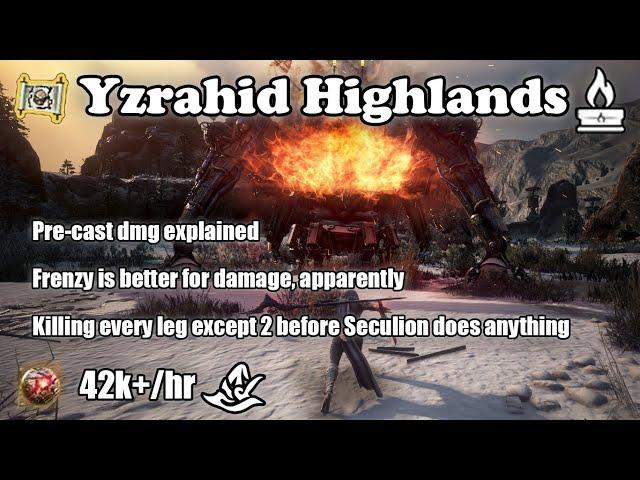 BDO | Yzrahid Highlands - Succession Witch 42k+/hr L2+agris (yellow LS)