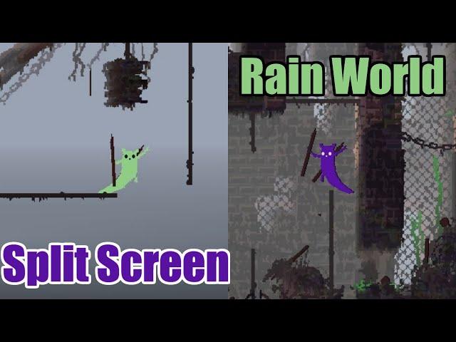 Rain World | Coop with mods | Split Screen | Part 3.1