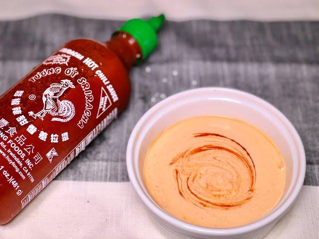 SPICY MAYO RECIPE | 3 INGREDIENT SPICY MAYO FOR SUSHI ROLLS