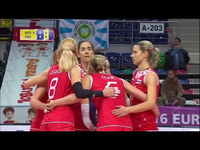 Netherlands vs Croatia   Pool A   07 Jan   Women's Volleyball  European Olympic Qualification  2016