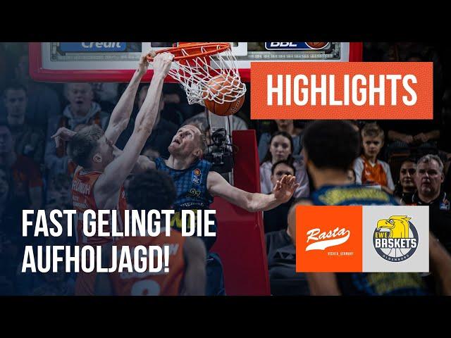 Highlights: RASTA Vechta - EWE Baskets Oldenburg (Saison 2024/25) | easyCredit Basketball Bundesliga