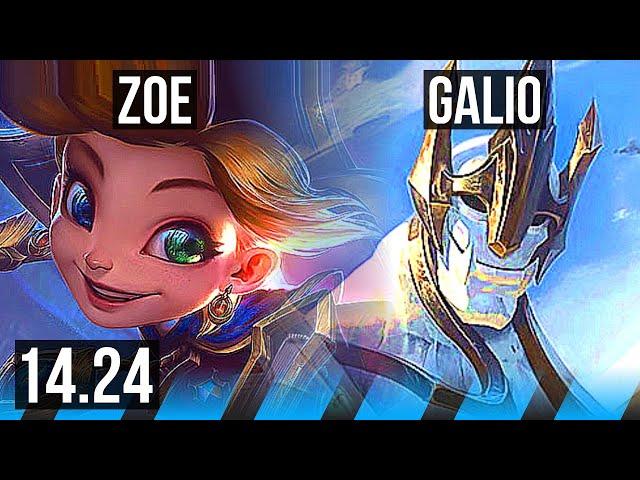 ZOE vs GALIO (MID) | 4/1/2 | VN Challenger | 14.24