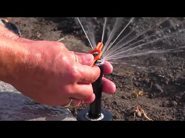 How to tune the nozzle for watering mp rotator (Hunter)