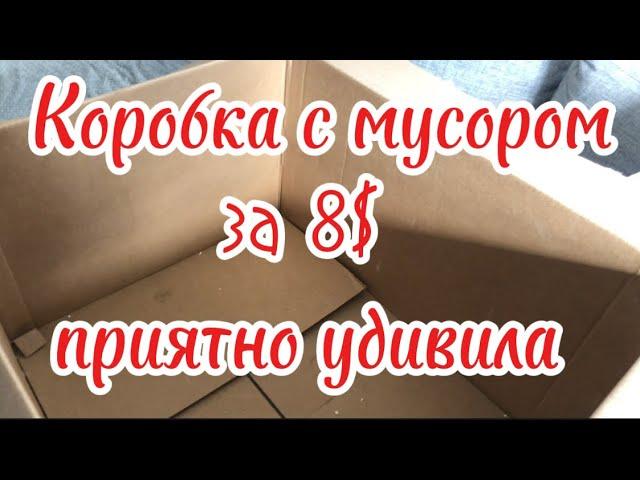 Распаковка коробки с мусором за 8$ вышла на сумму 768$