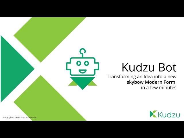 Imagine a new skybow Modern Form with Kudzu Bot