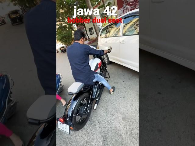 #Jawa 42 bobber dual seat new 2023 #jawa #bobber drop your comments please like & share fr  m video