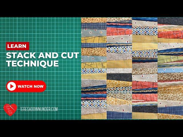 Learn the stack and cut technique