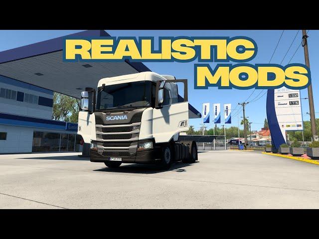 8 Realistic mods for Euro Truck Simulator 2 | version 1.53 |