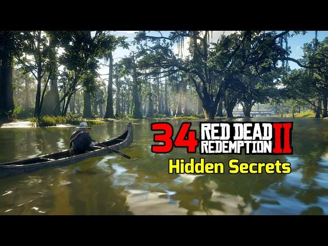 34 Hidden Secrets That Players Missed in Swamp - Red Dead Redemption 2