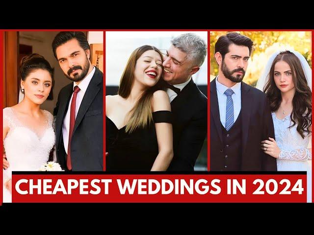 Famous Turkish Actors Cheapest Weddings | Most Handsome Turkish Actors 2024