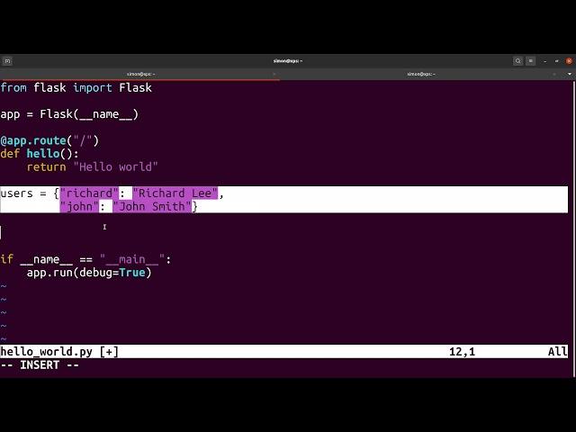 Writing a web server with Python Flask 1/2