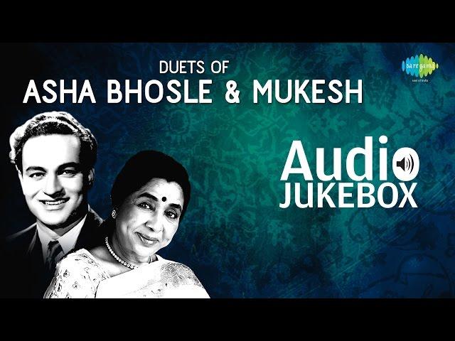 Duets of Asha Bhosle & Mukesh | Popular Old Hindi Songs | Audio Jukebox