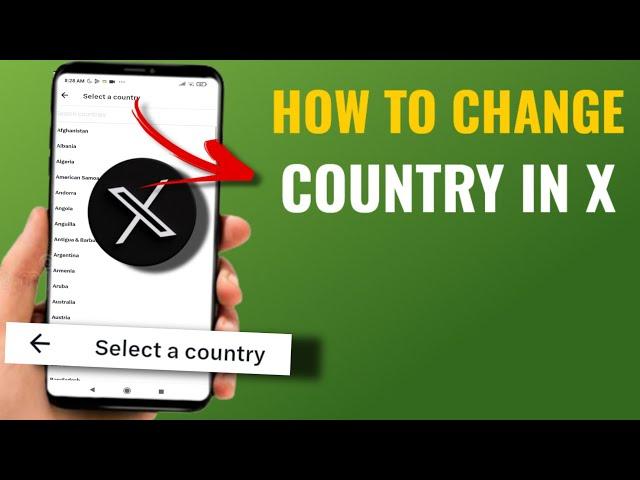 How To Change Country In X ( Twitter ) | English