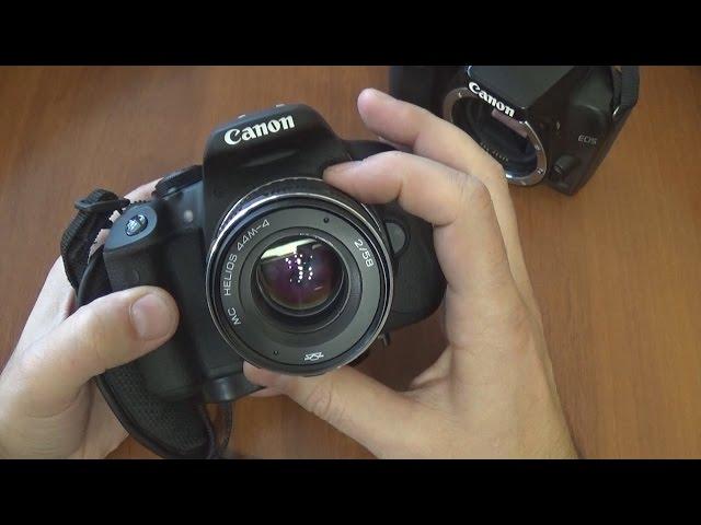 Объектив МС Гелиос 44 на зеркалку Canon